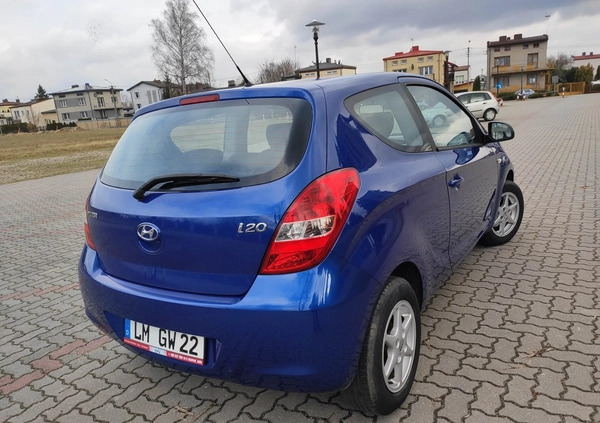 Hyundai i20 cena 15800 przebieg: 222500, rok produkcji 2011 z Zduńska Wola małe 16